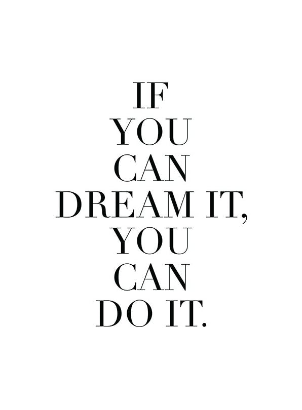 Prints - Dream it Print (30x40 cm) - Text posters