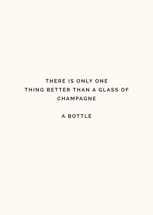 Champagne Bottle Poster 0