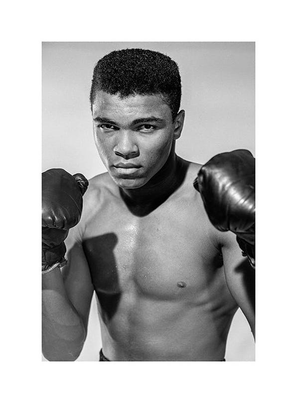 Prints - Muhammad Ali Print (50x50 cm) - Black & white prints