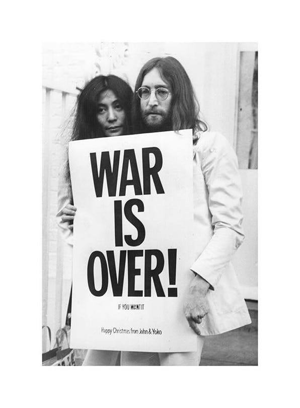 War is Over Poster (40x50 cm)- Fotografie iconiche