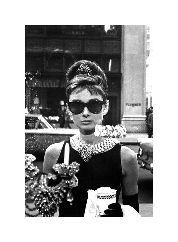 Breakfast at Tiffany's Poster (50x50 cm)- Fotografie iconiche