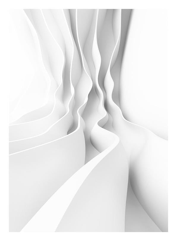 Soft Lines Poster (30x40 cm)