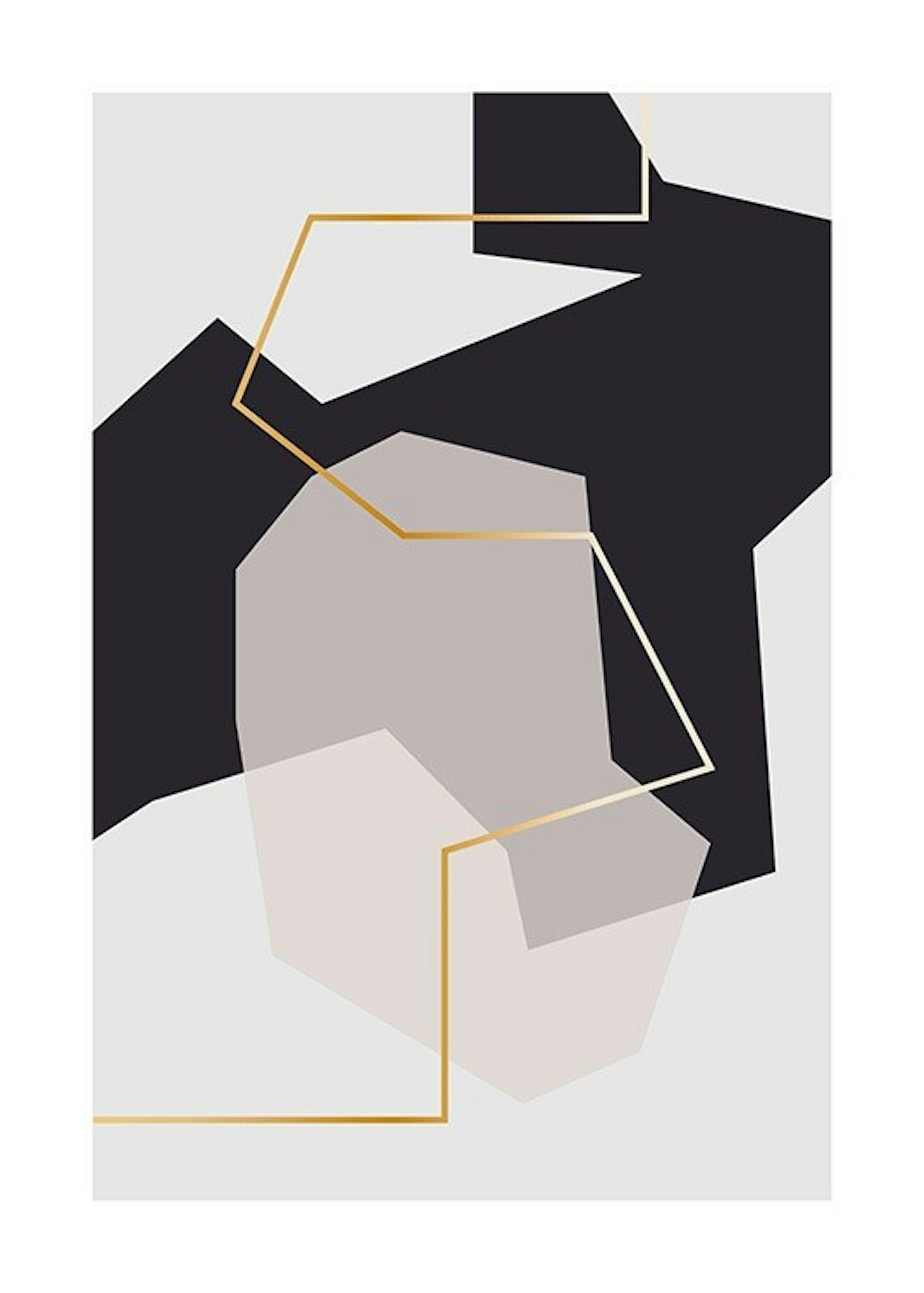 Abstract Fragments No2 Print