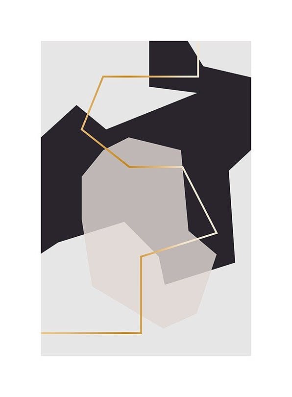 Abstract Fragments No2 Print (50x70 cm)