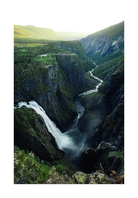 Vøringfossen Waterfall Poster 0