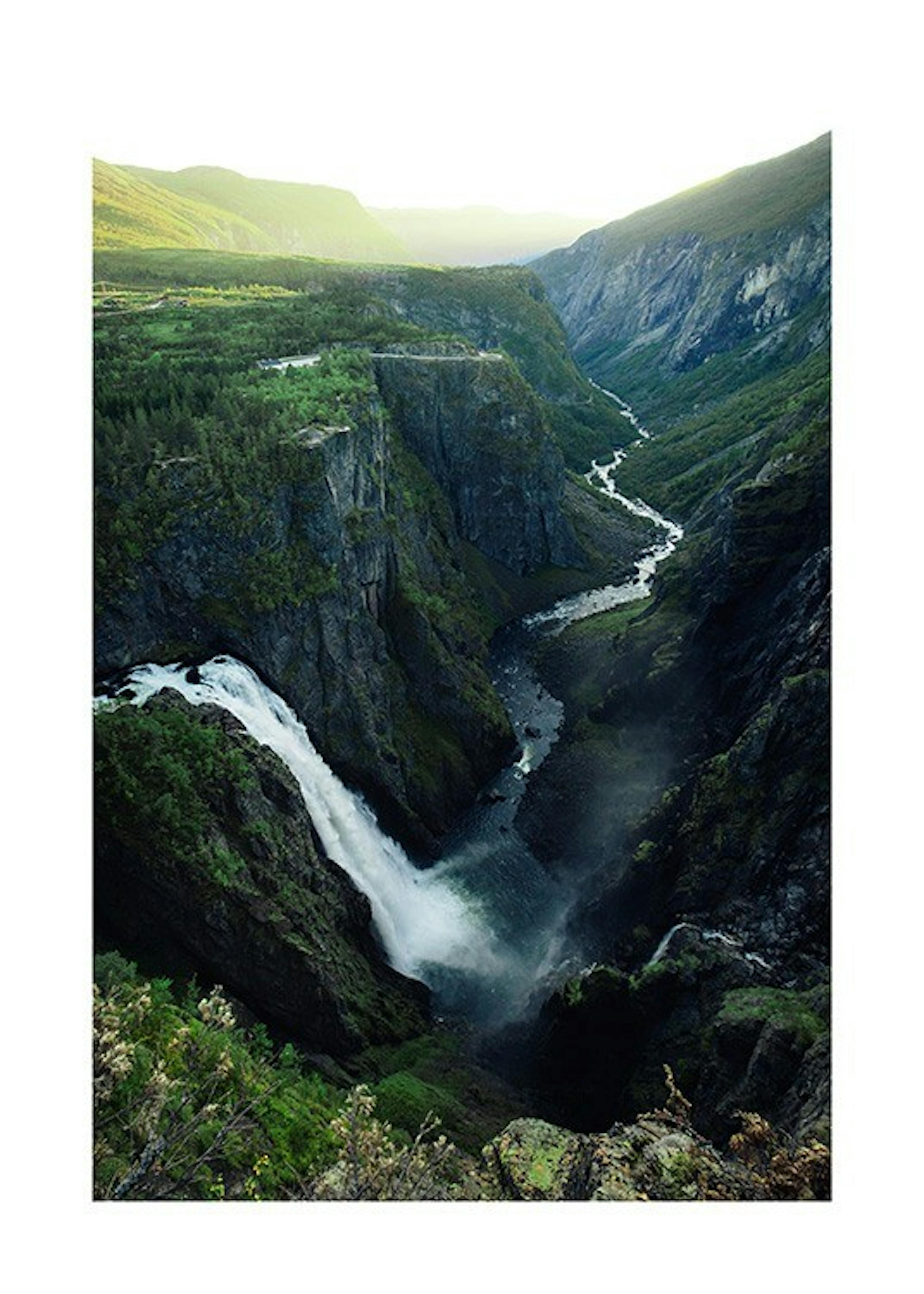 Vøringfossen Waterfall Affiche 0