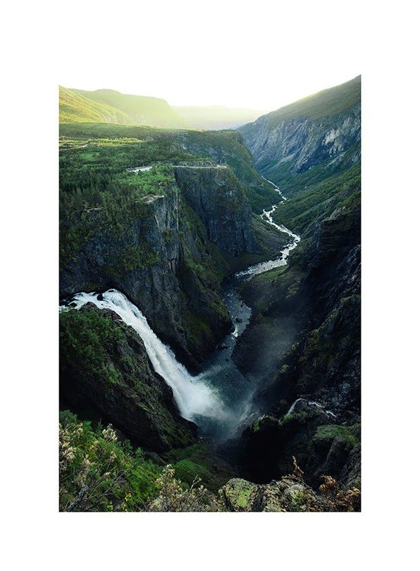 Vøringfossen Waterfall Print (70x100 cm)