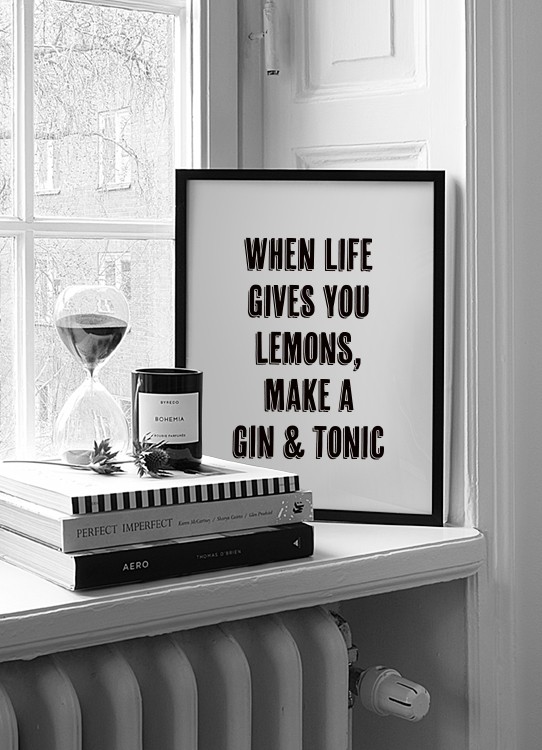 Gin and Tonic Poster