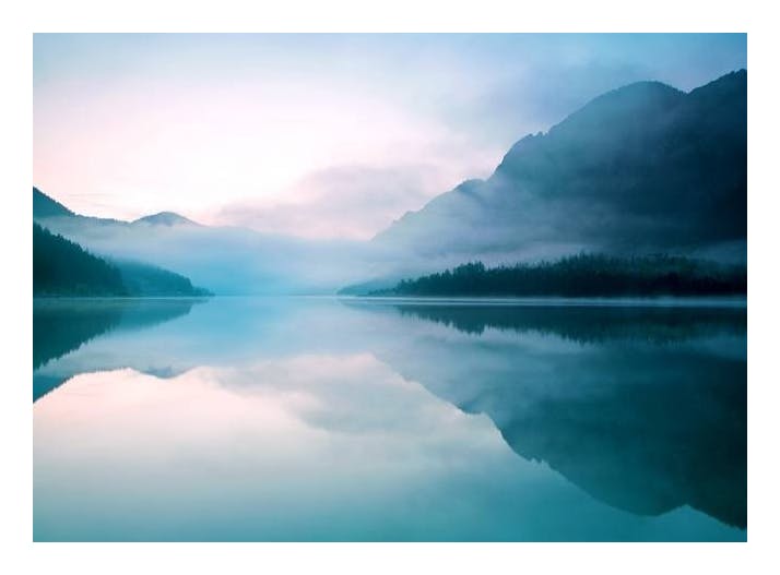 Lake Plansee Poster (30x40 cm) - Natuur posters