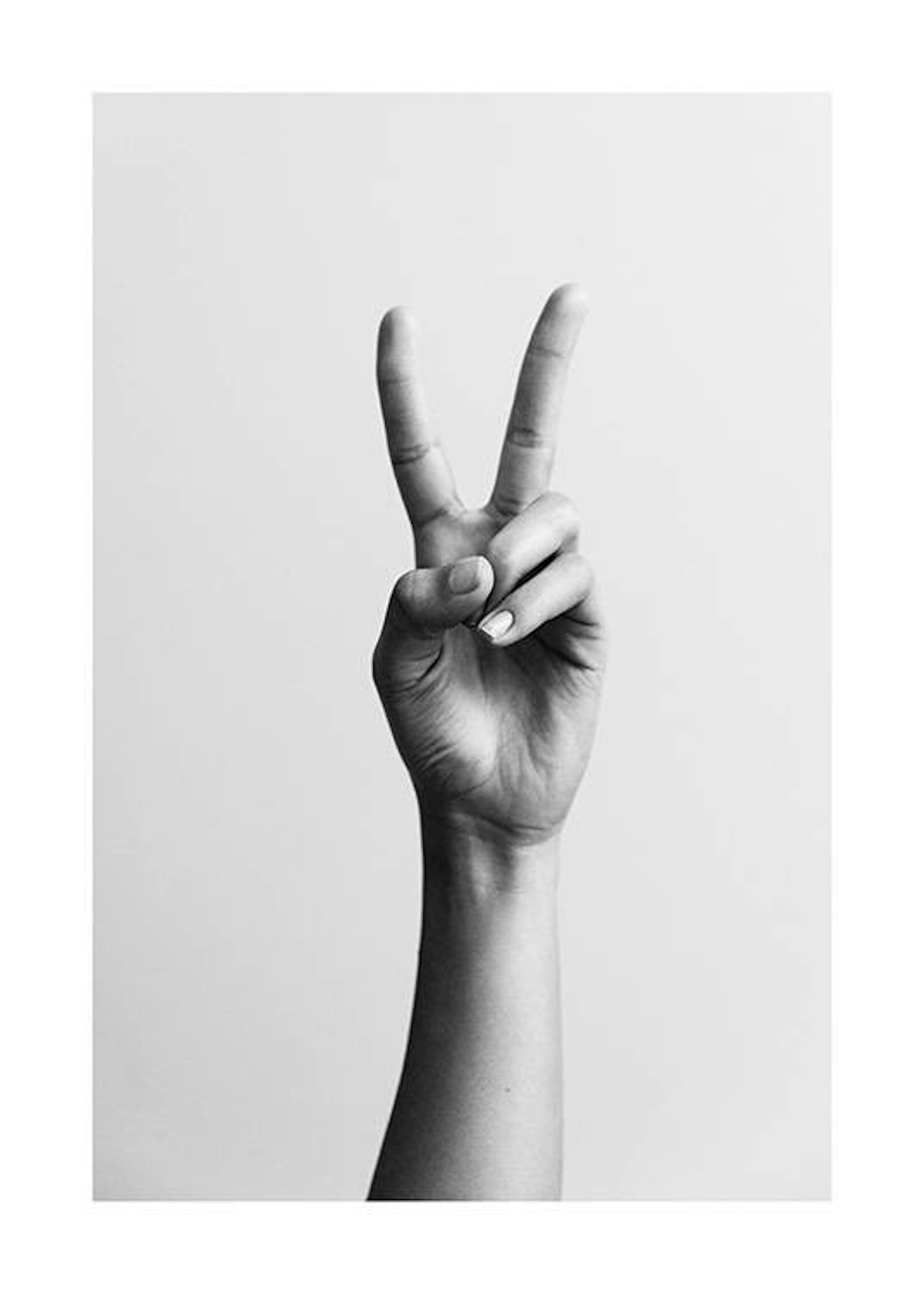 Peace Sign Print 0