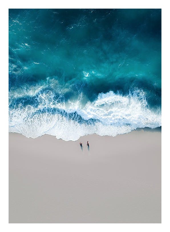 Wave Crush Affiche (30x40 cm)