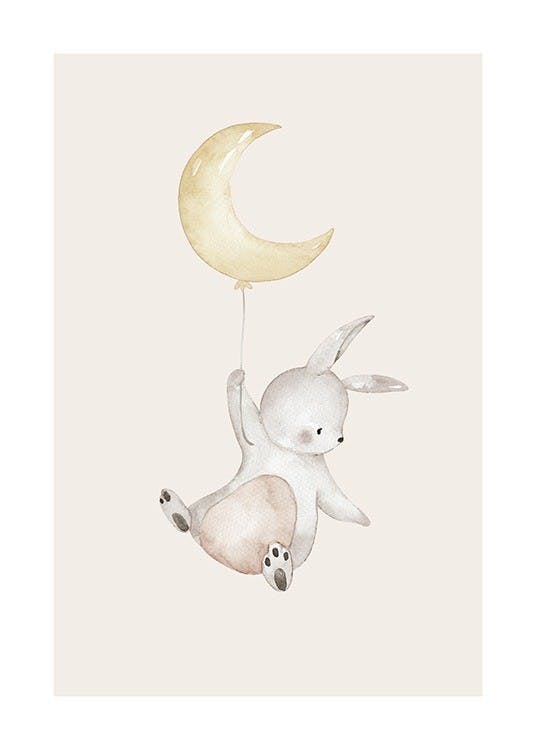 Flying Bunny Poster 0