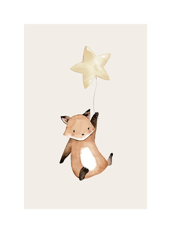 Flying Fox Poster (21x30 cm)