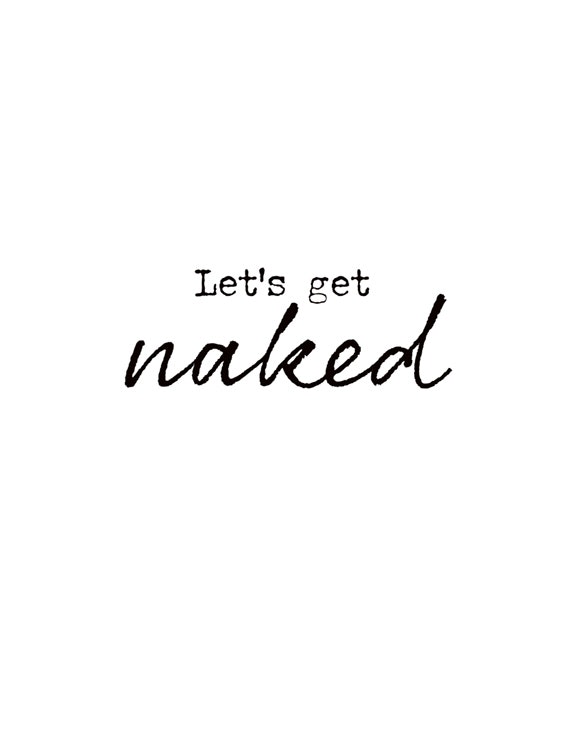 Get Naked Plakat 0