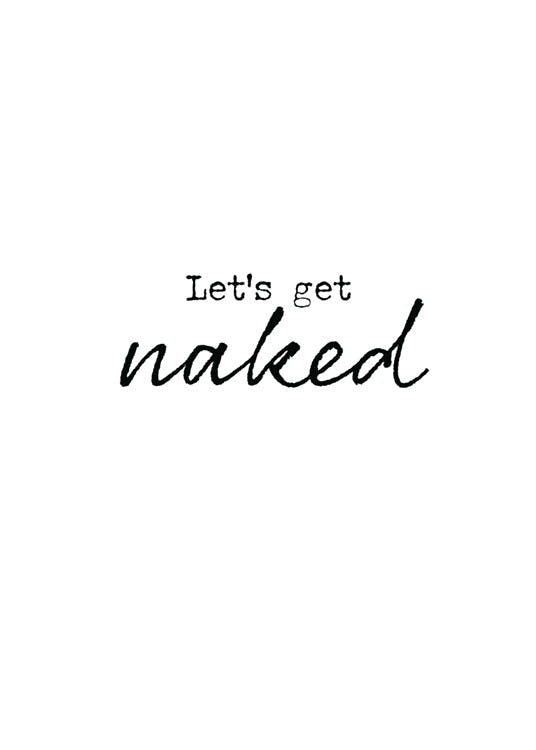Get Naked Affiche 0