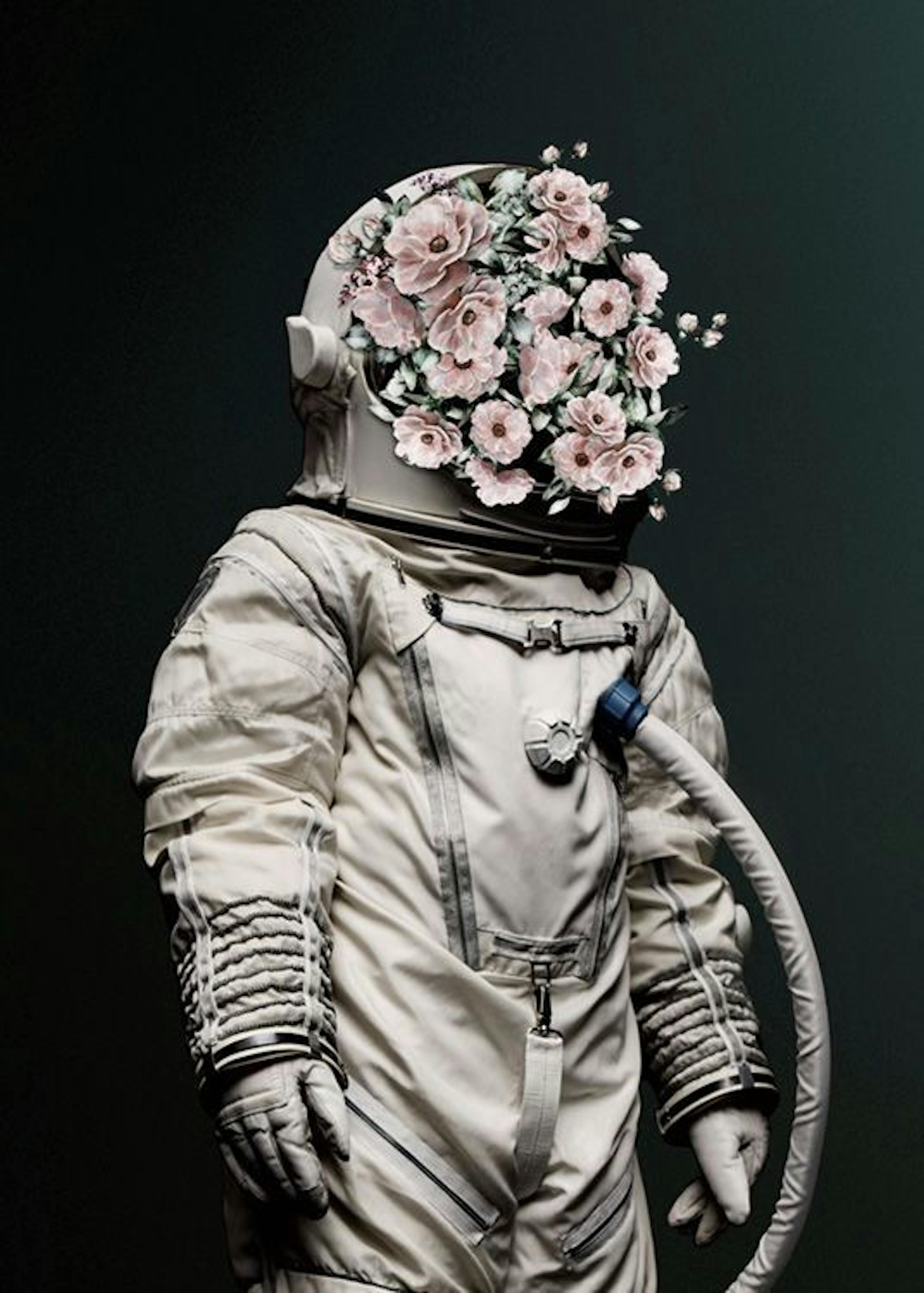 Flower Astronaut Plakat