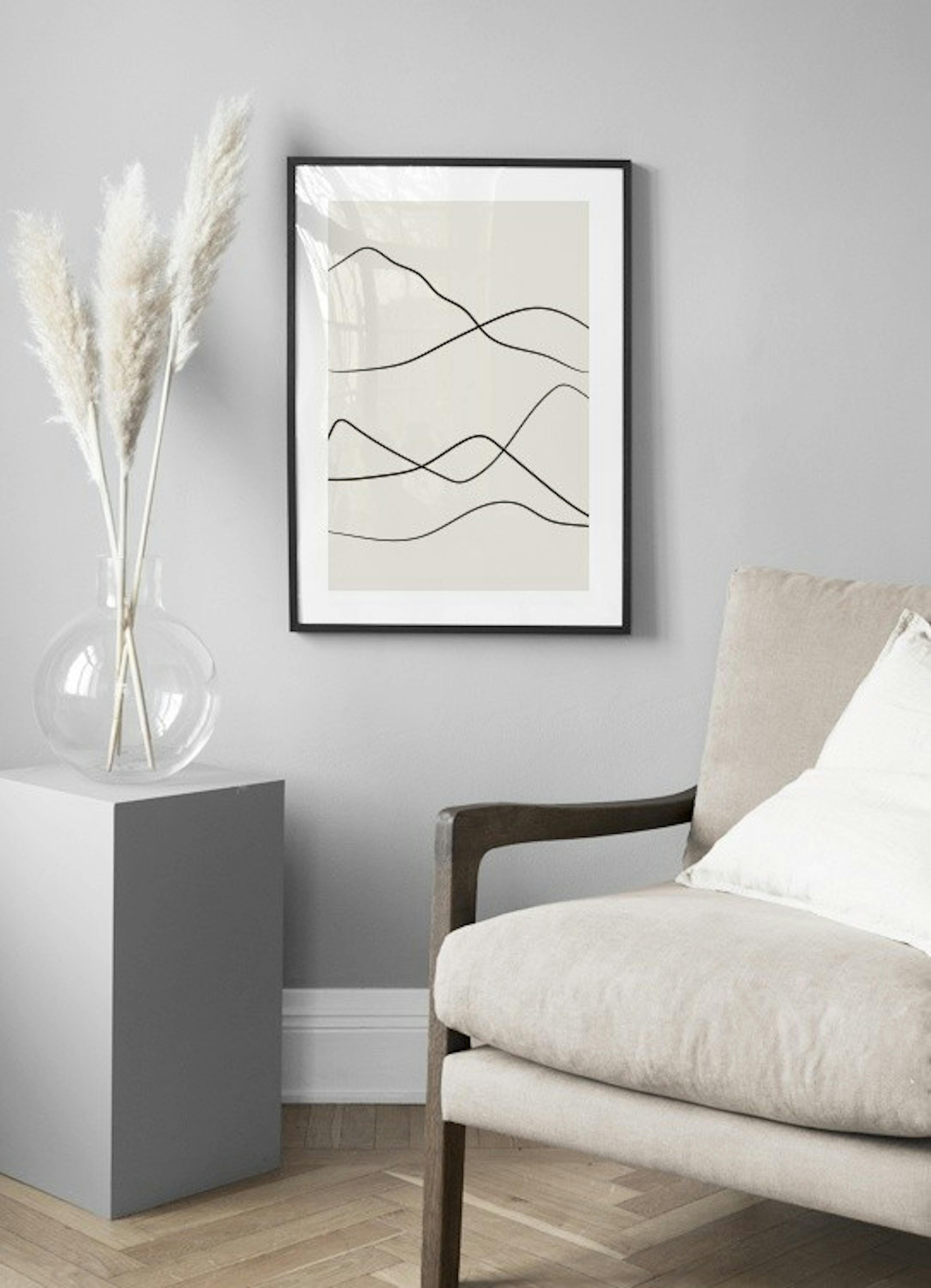 Desert Lines No2 Print