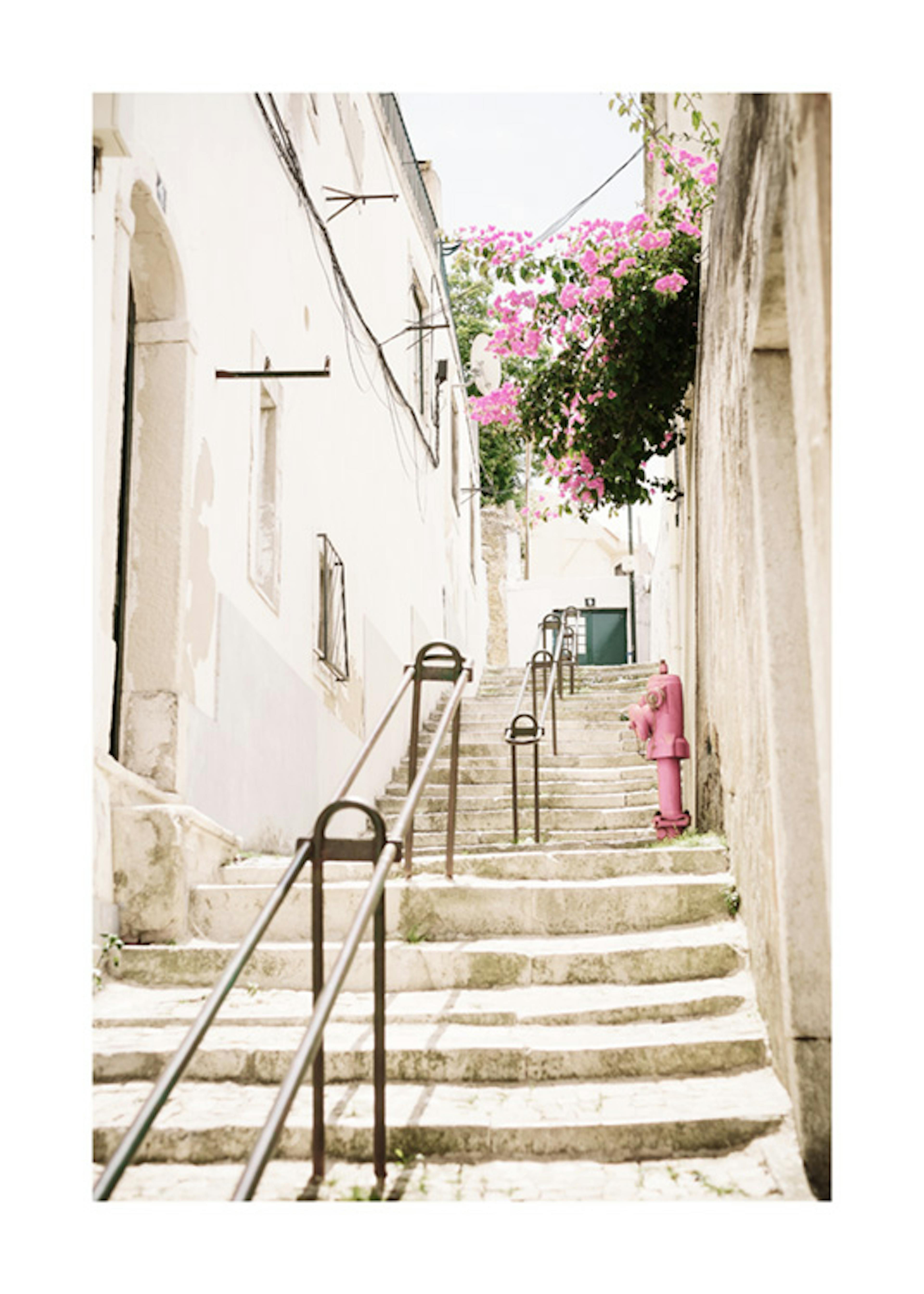 Lisbon Stairs Plakat 0