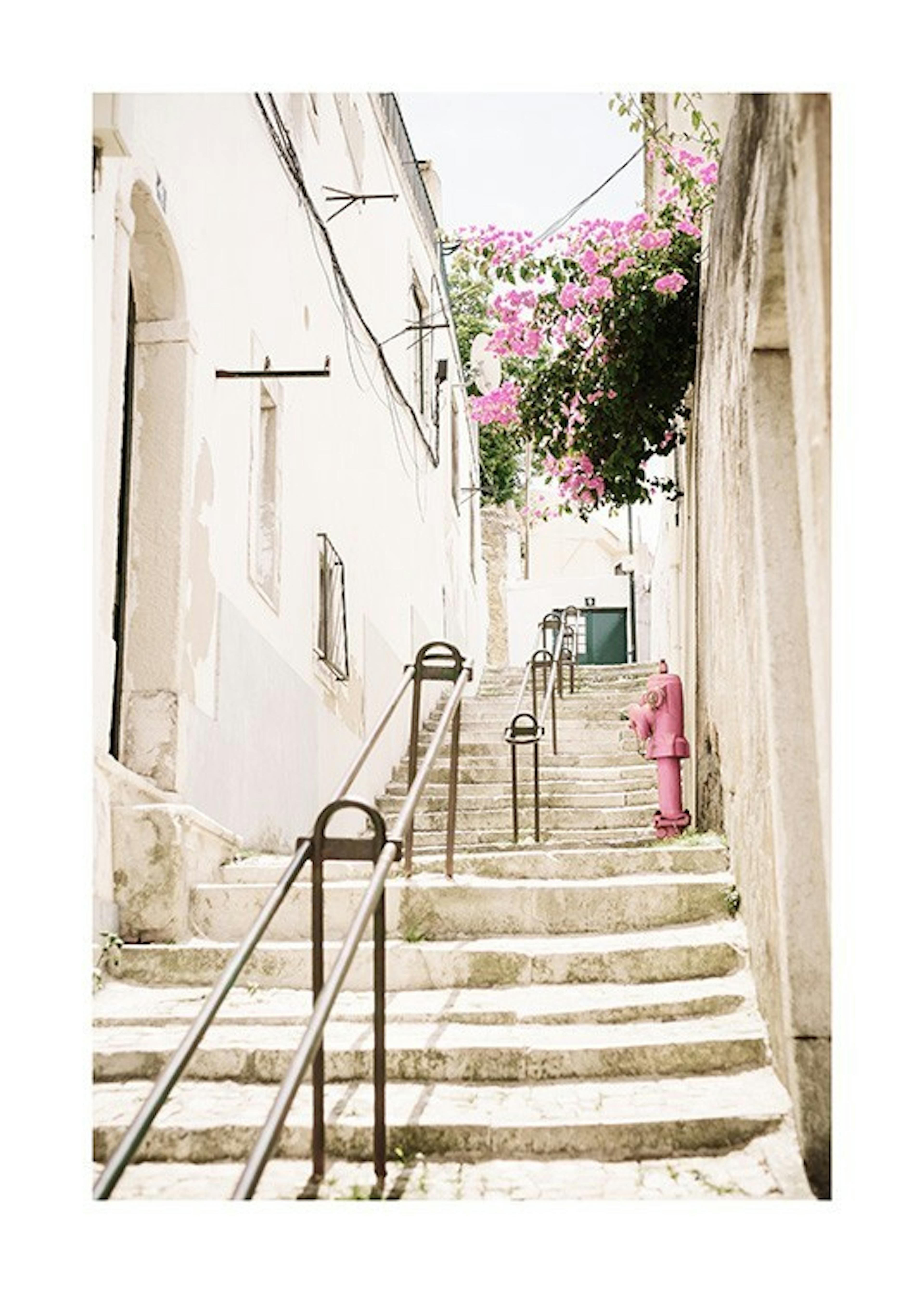 Lisbon Stairs Affiche 0