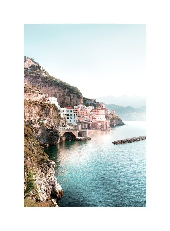 Amalfi View Plakat (30x40 cm)- Zdjęcia natury