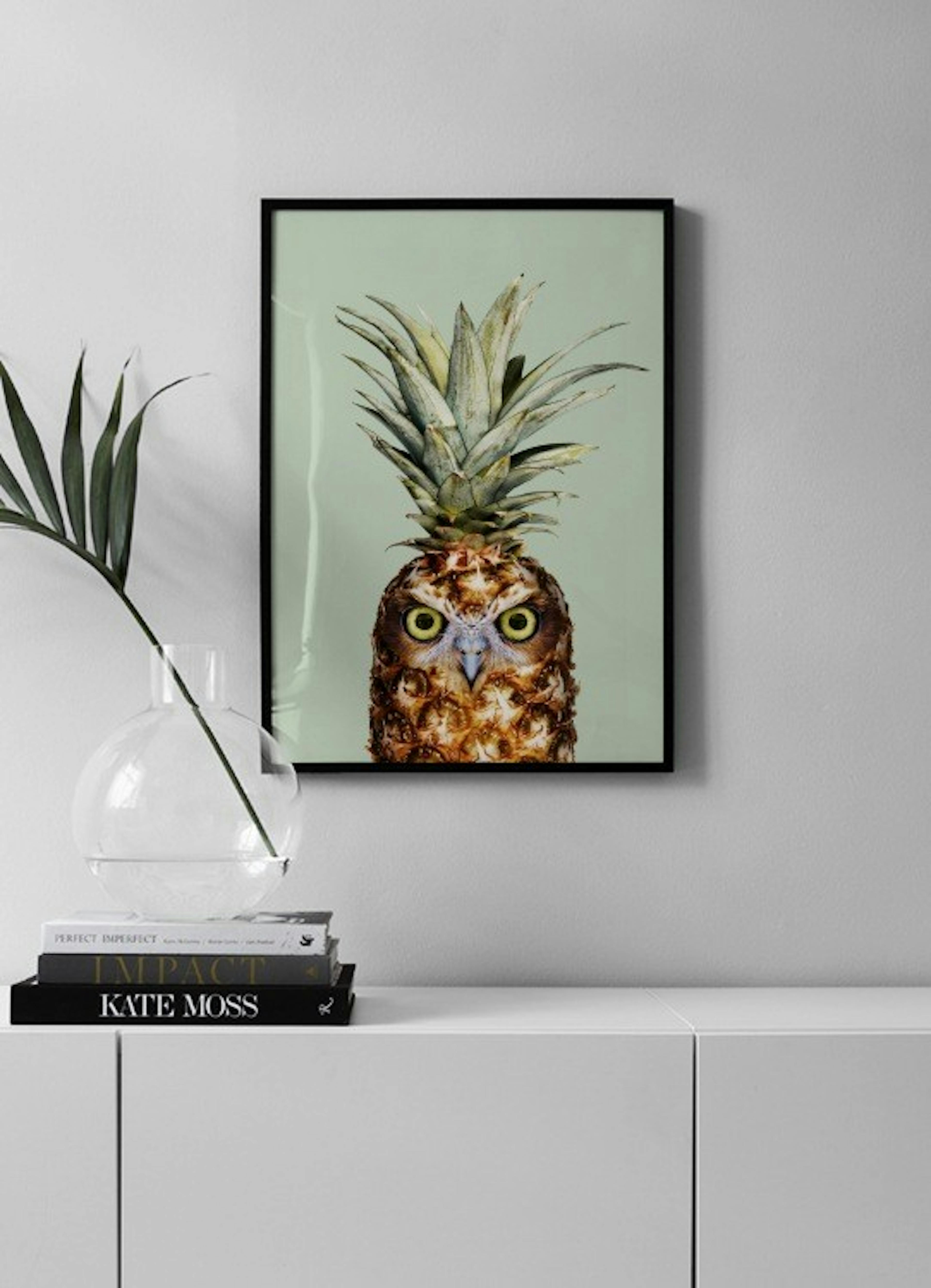 Jonas Loose - Pineapple Owl Print