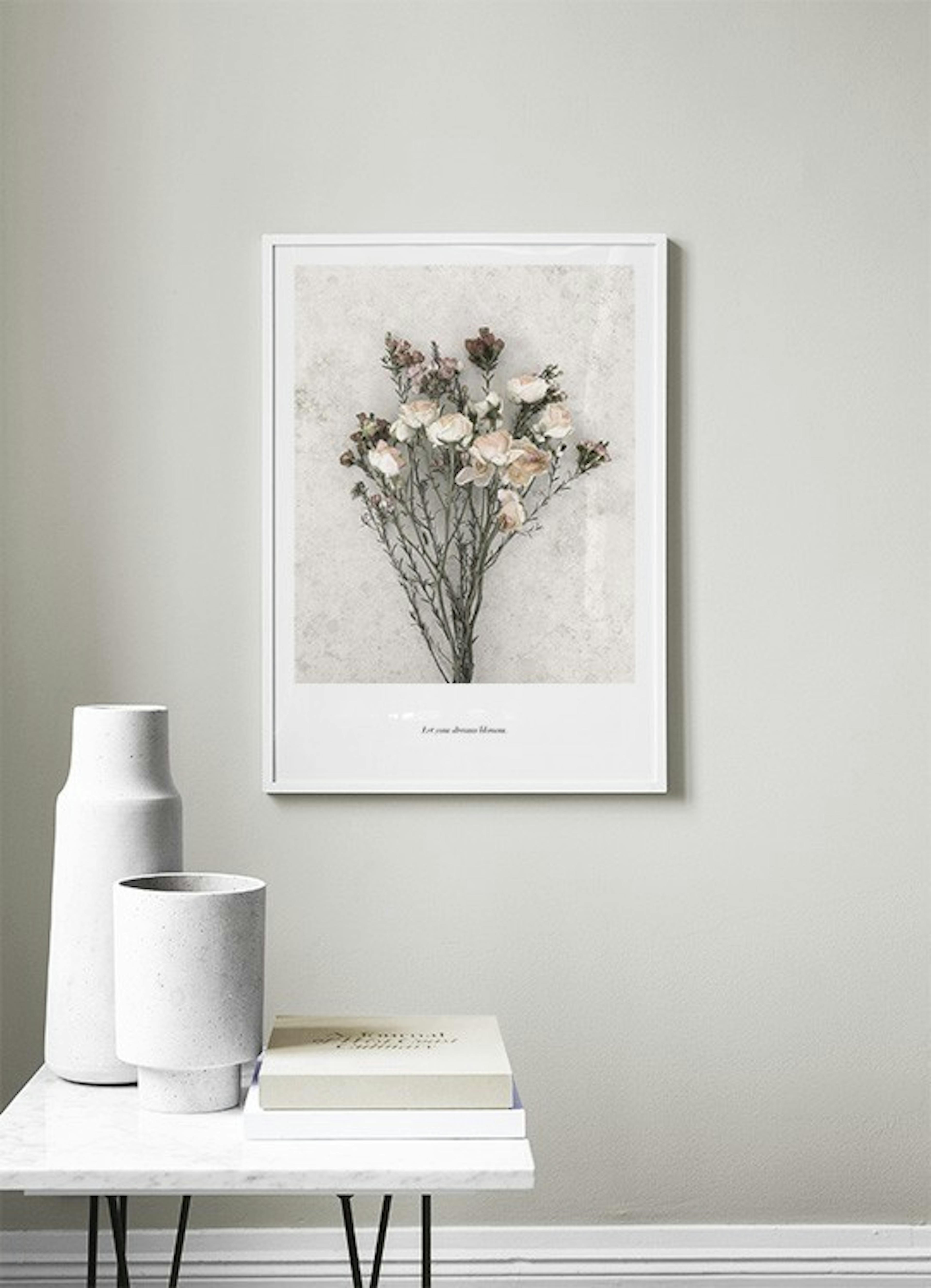 Let Your Dreams Blossom Poster