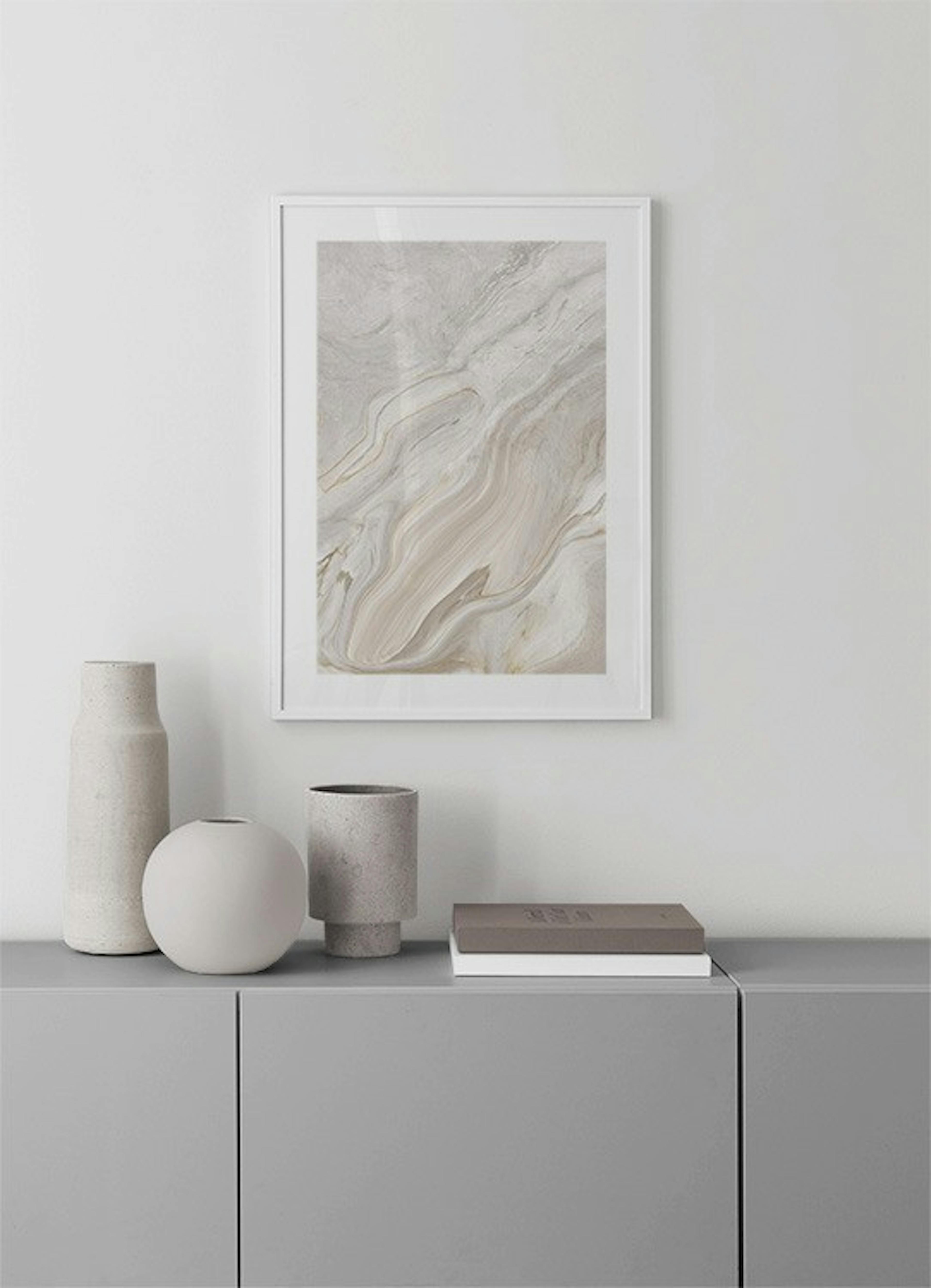 Abstract Marble Print