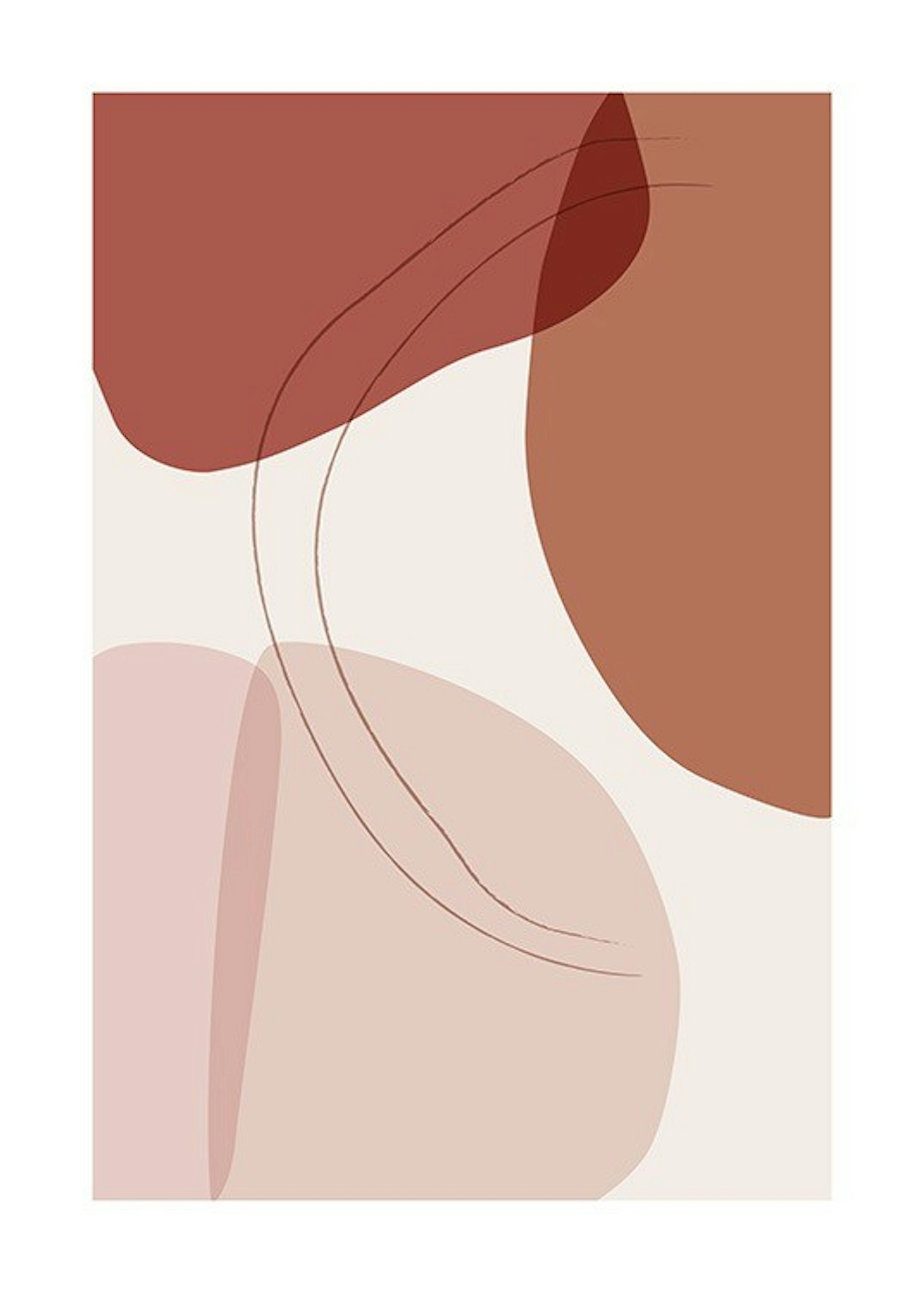 Graphic Shapes and Lines No2 Print