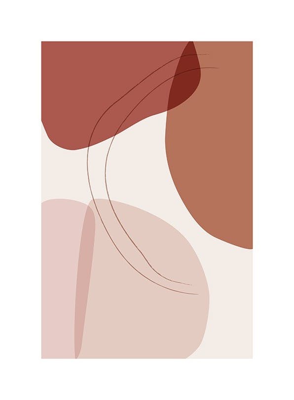 Graphic Shapes and Lines No2 Plakat (50x70 cm)- Sztuka