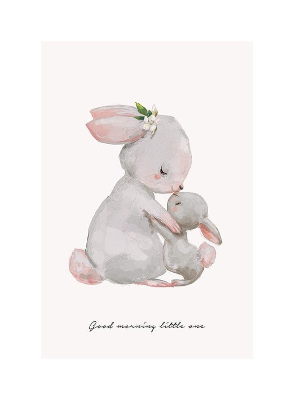 Prints - Good Morning Little One Print (30x40 cm) - Kids wall art