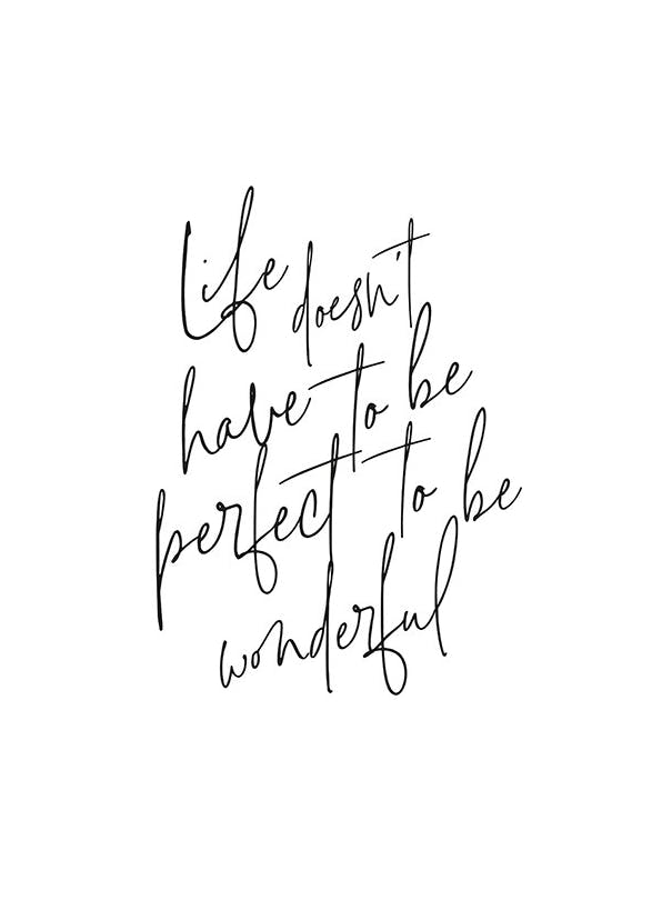 To Be Wonderful Poster (30x40 cm) - Poster mit Sprüchen