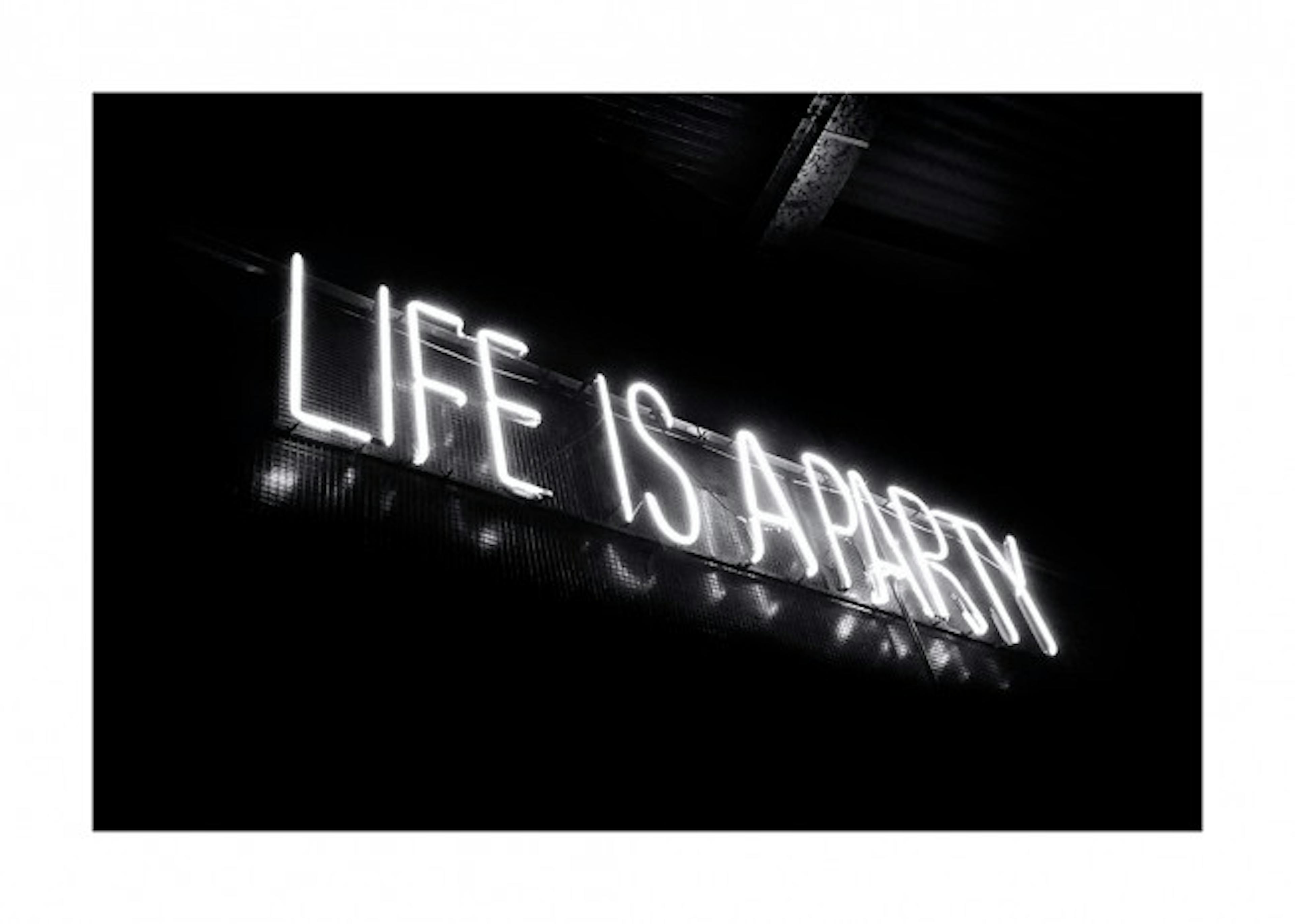 Life is a Party Neon Print 0