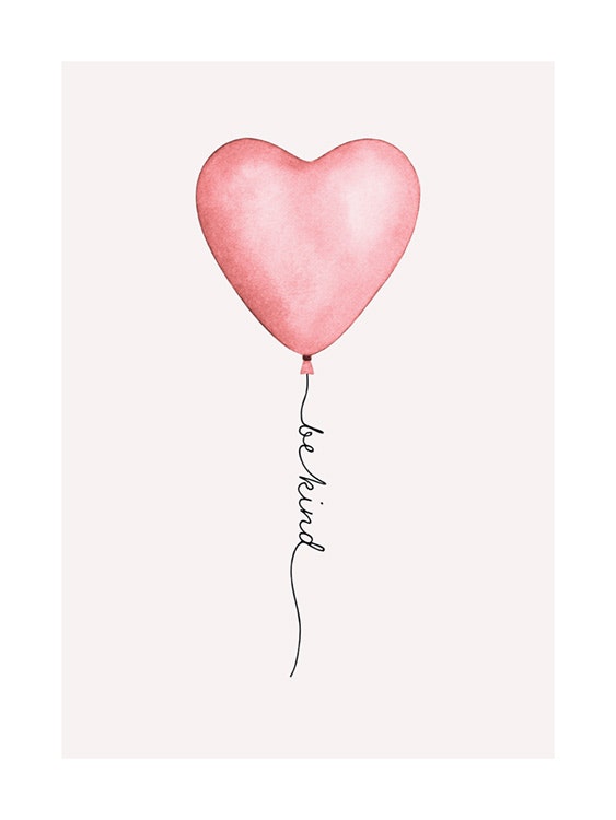 Be Kind Balloon Affiche 0