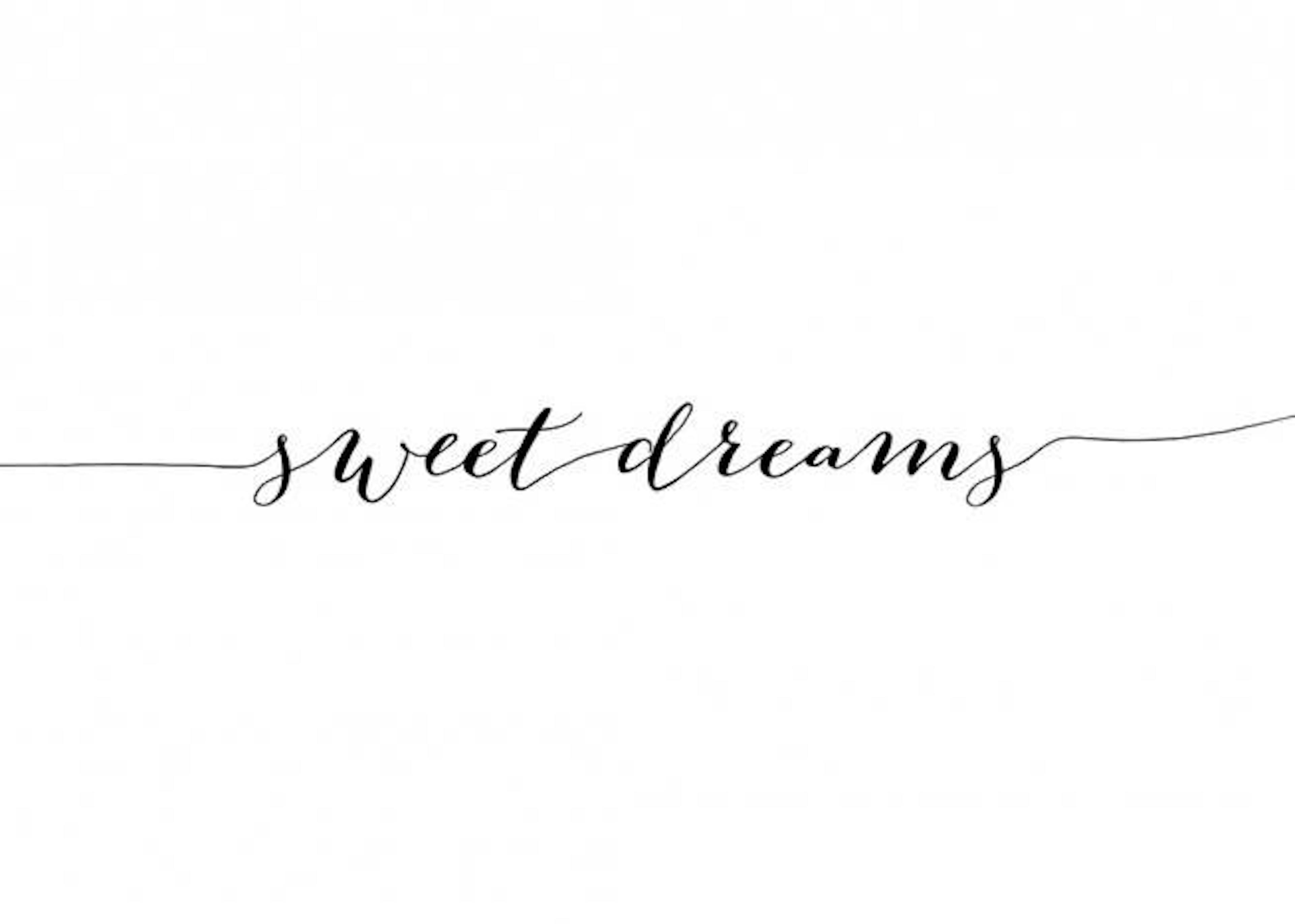 Sweet Dreams Line Print
