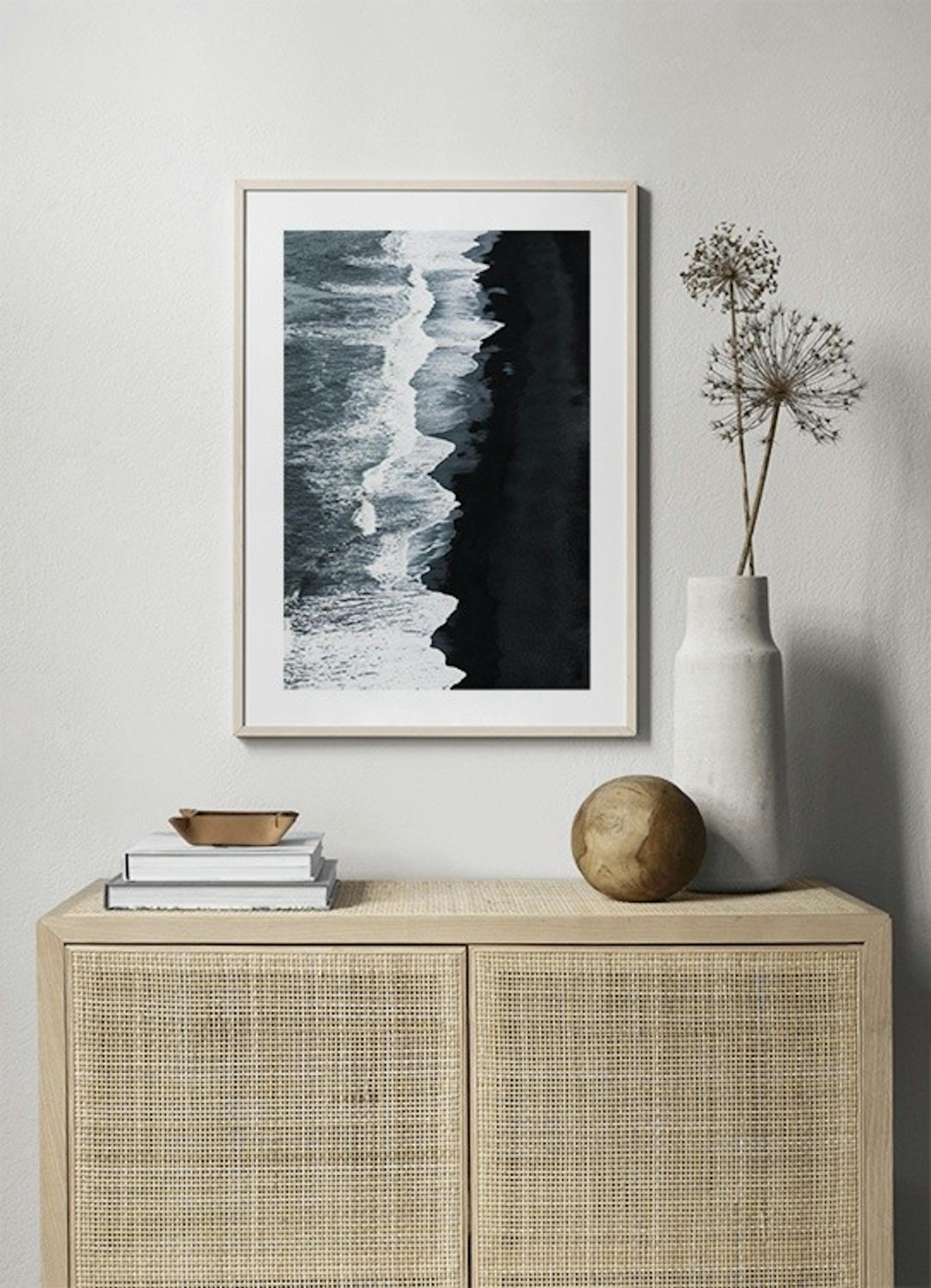 Ocean Contrast Poster