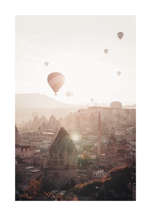 Air Balloons in Cappadocia Plagát 0