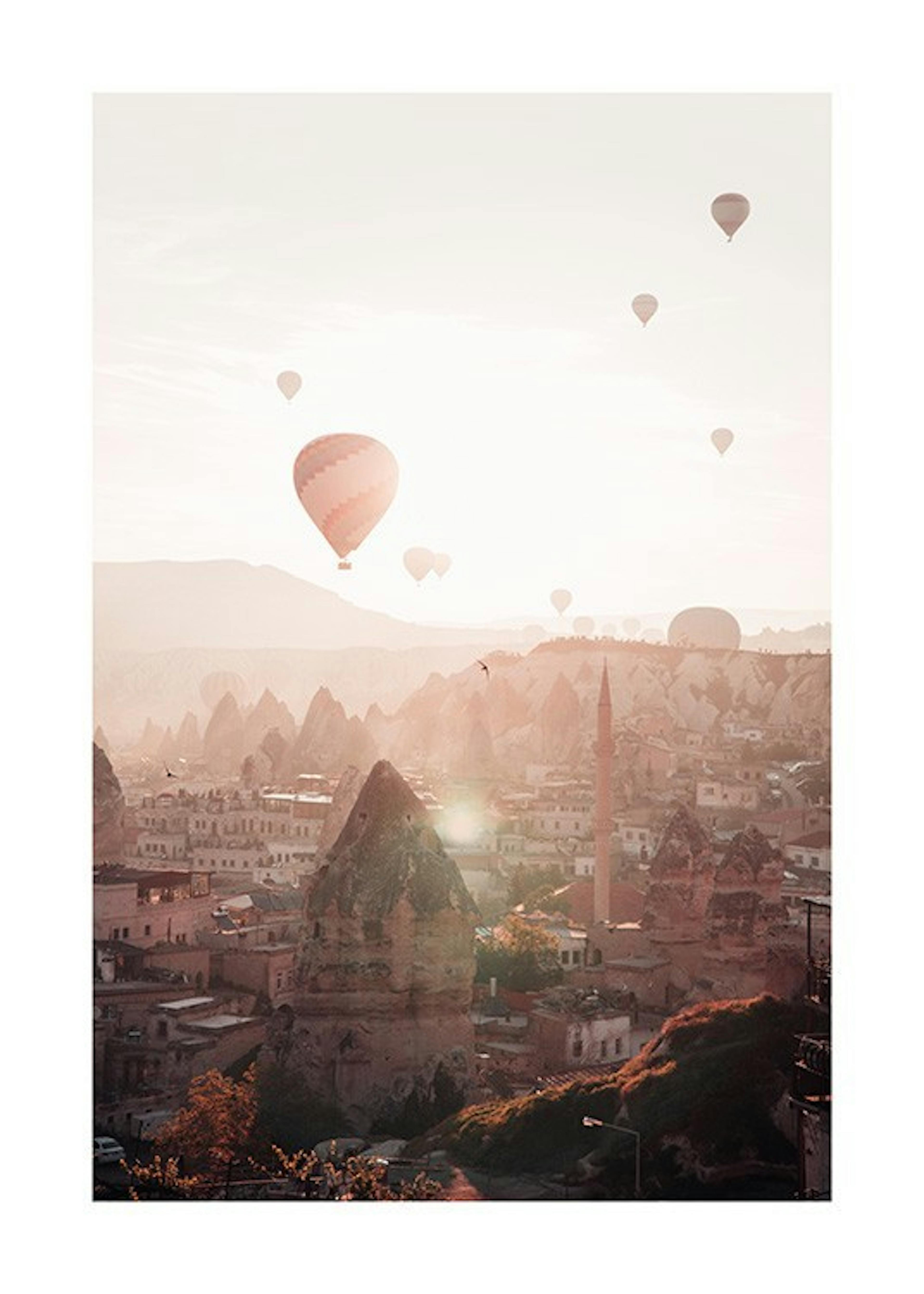 Air Balloons in Cappadocia Print 0