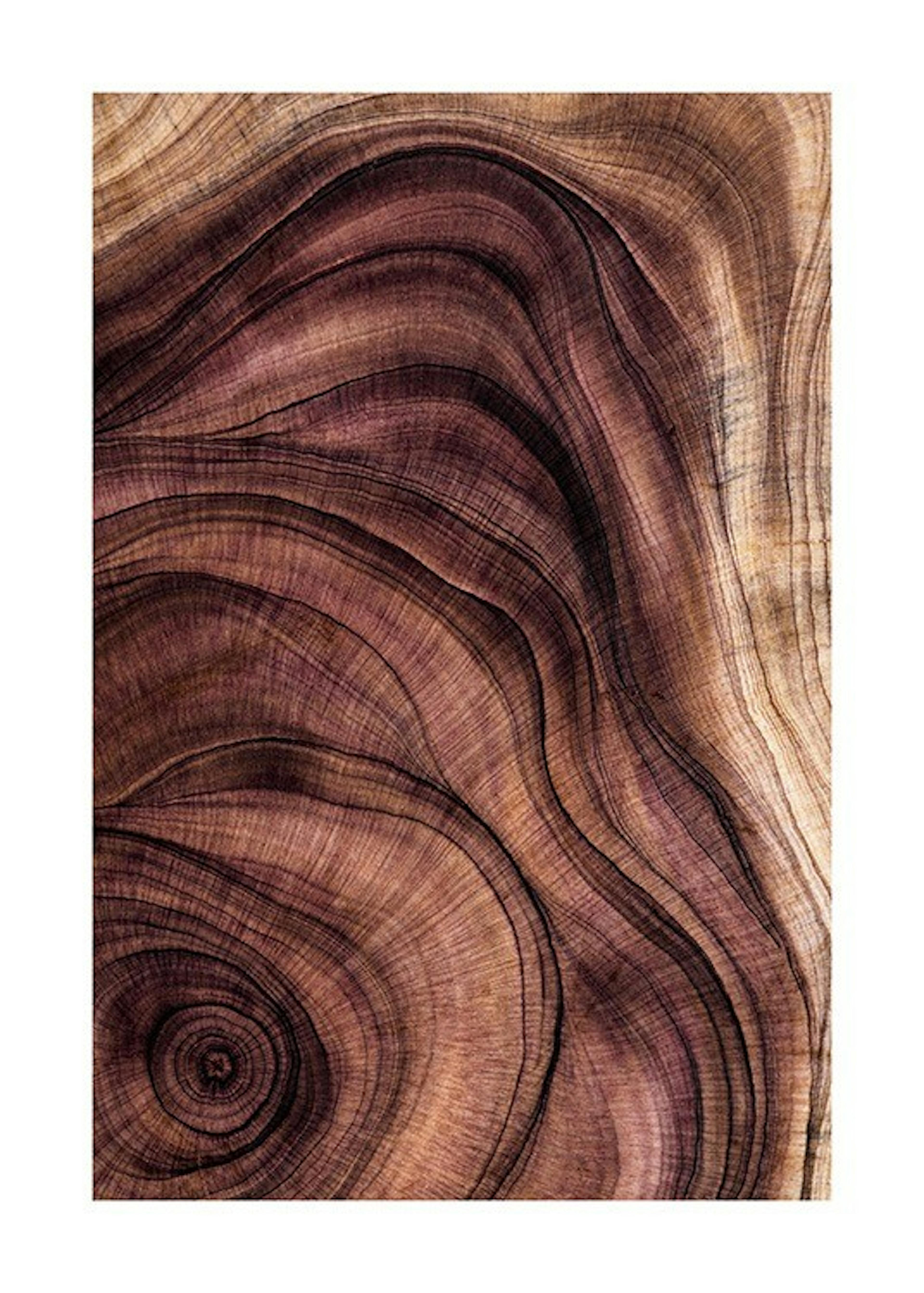 Wood Pattern Print