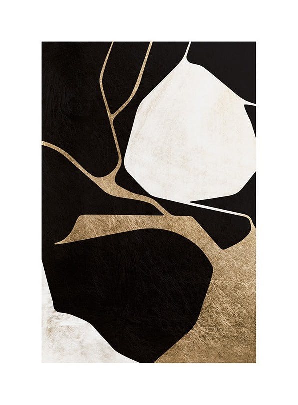 Metallic Abstract No1 Plakat (50x70 cm)- Sztuka abstrakcyjna