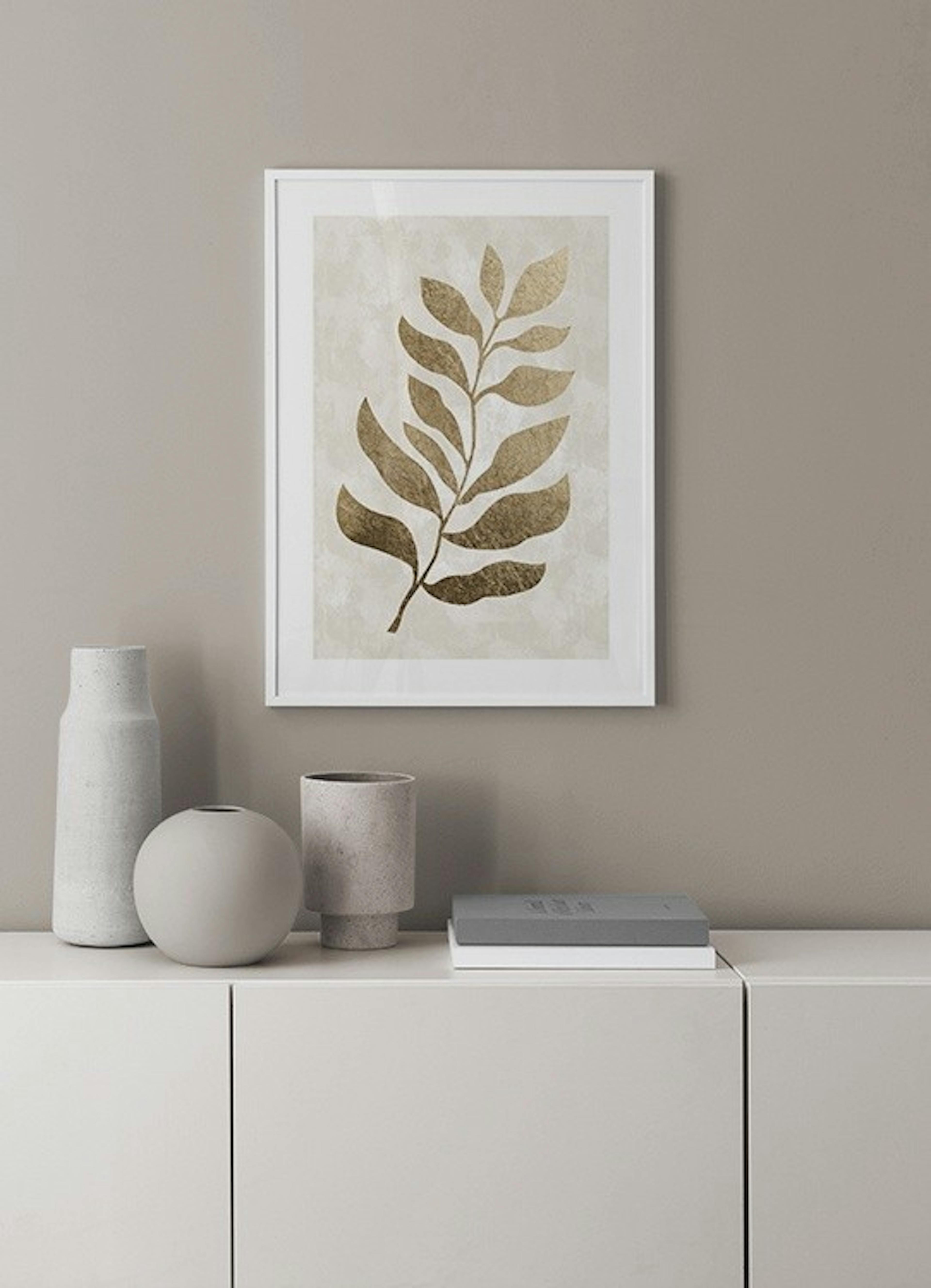 Golden Leaf Plakat