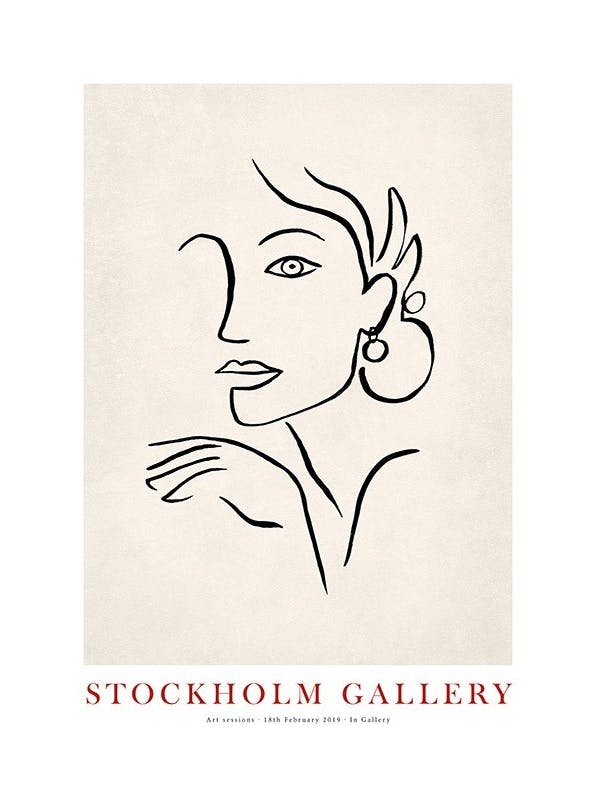 Prints - Stockholm Gallery Collection No5 Print (50x70 cm) - Line Art prints