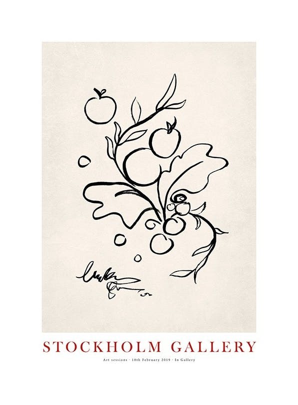 Prints - Stockholm Gallery Collection No6 Print (50x70 cm) - Line Art prints