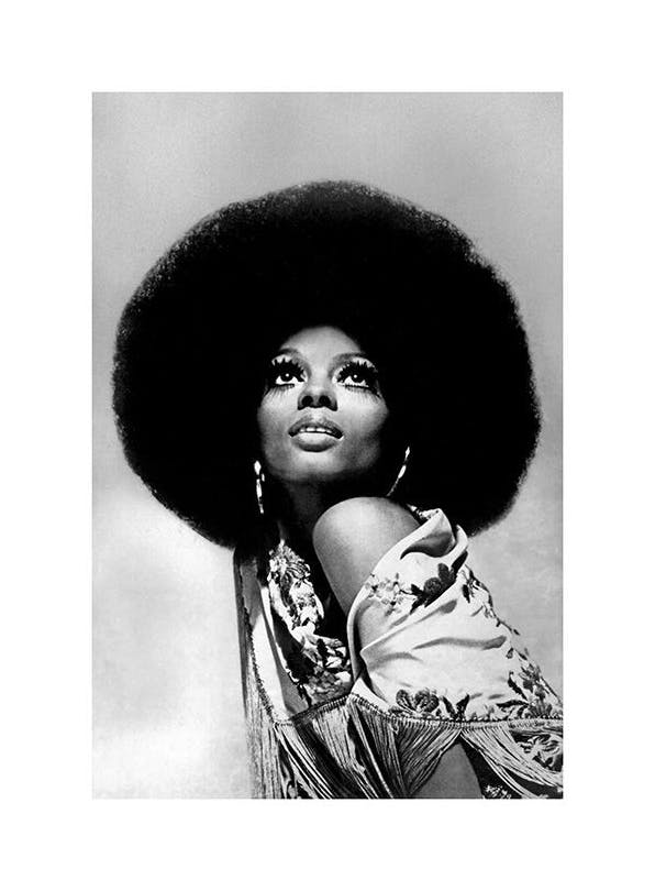 Diana Ross Poster (30x40 cm)- Fotografie iconiche