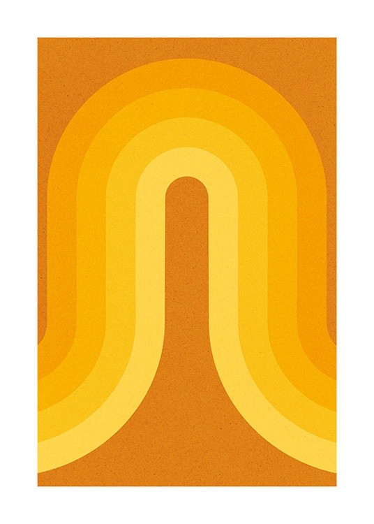 Orange Rainbow Friend | Poster