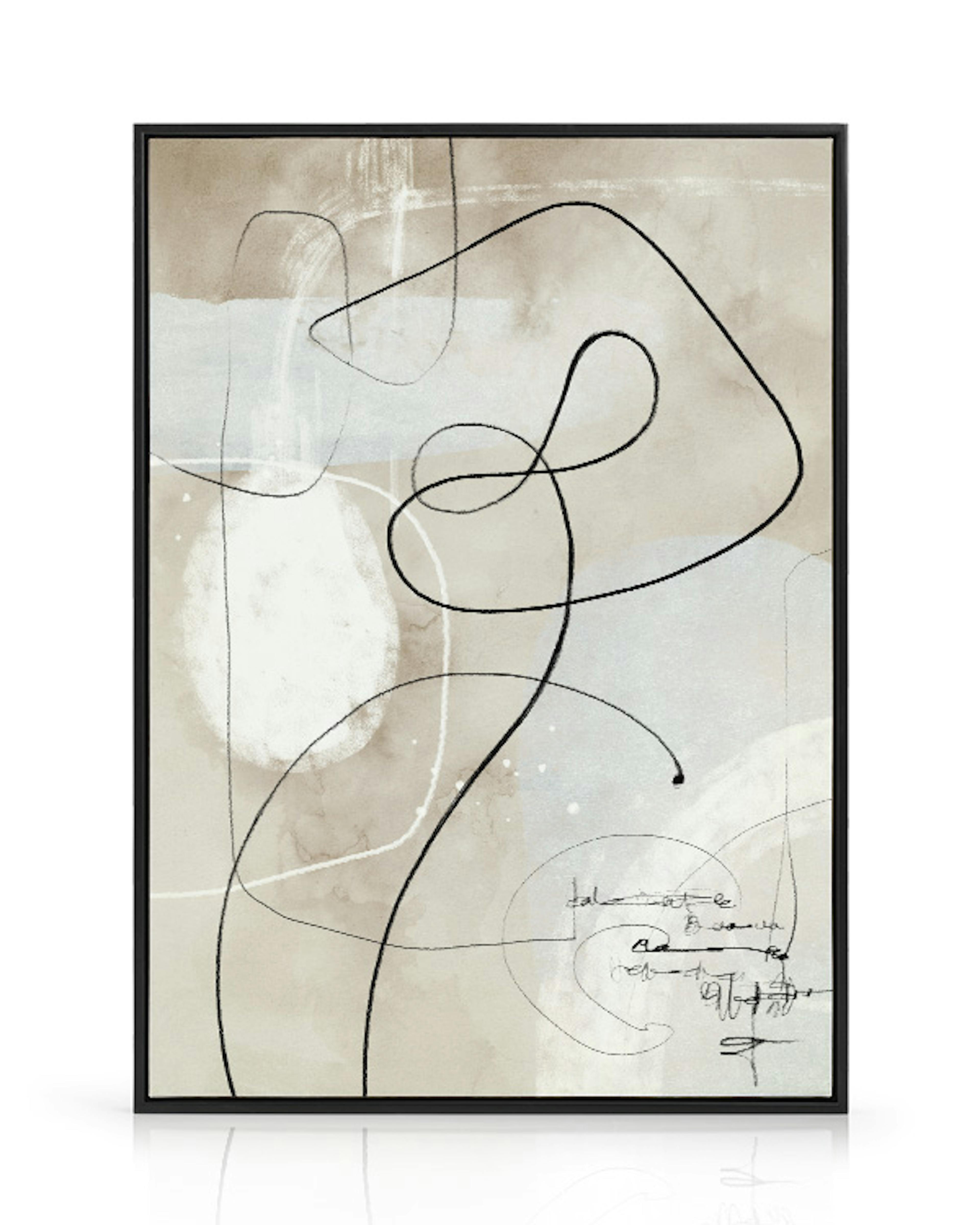 Soft Abstract Lines No1 Lienzo 0