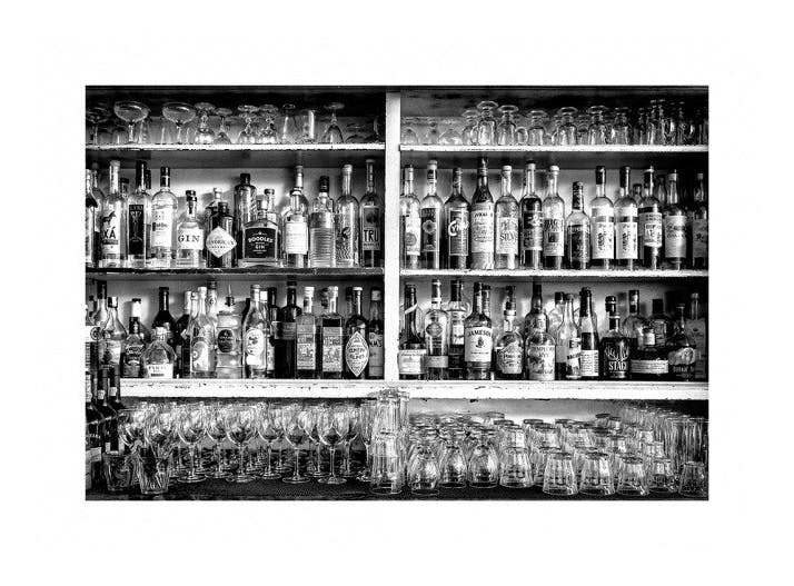 Prints - In the Bar Print (30x40 cm) - Wine and cocktails posters