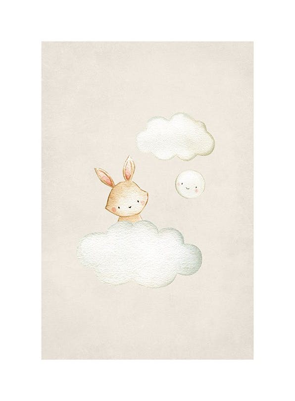 In the Clouds No1 Poster (21x30 cm)-Poster