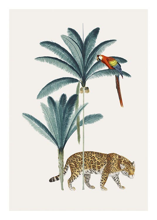Royal Botanical Leopard Poster 0