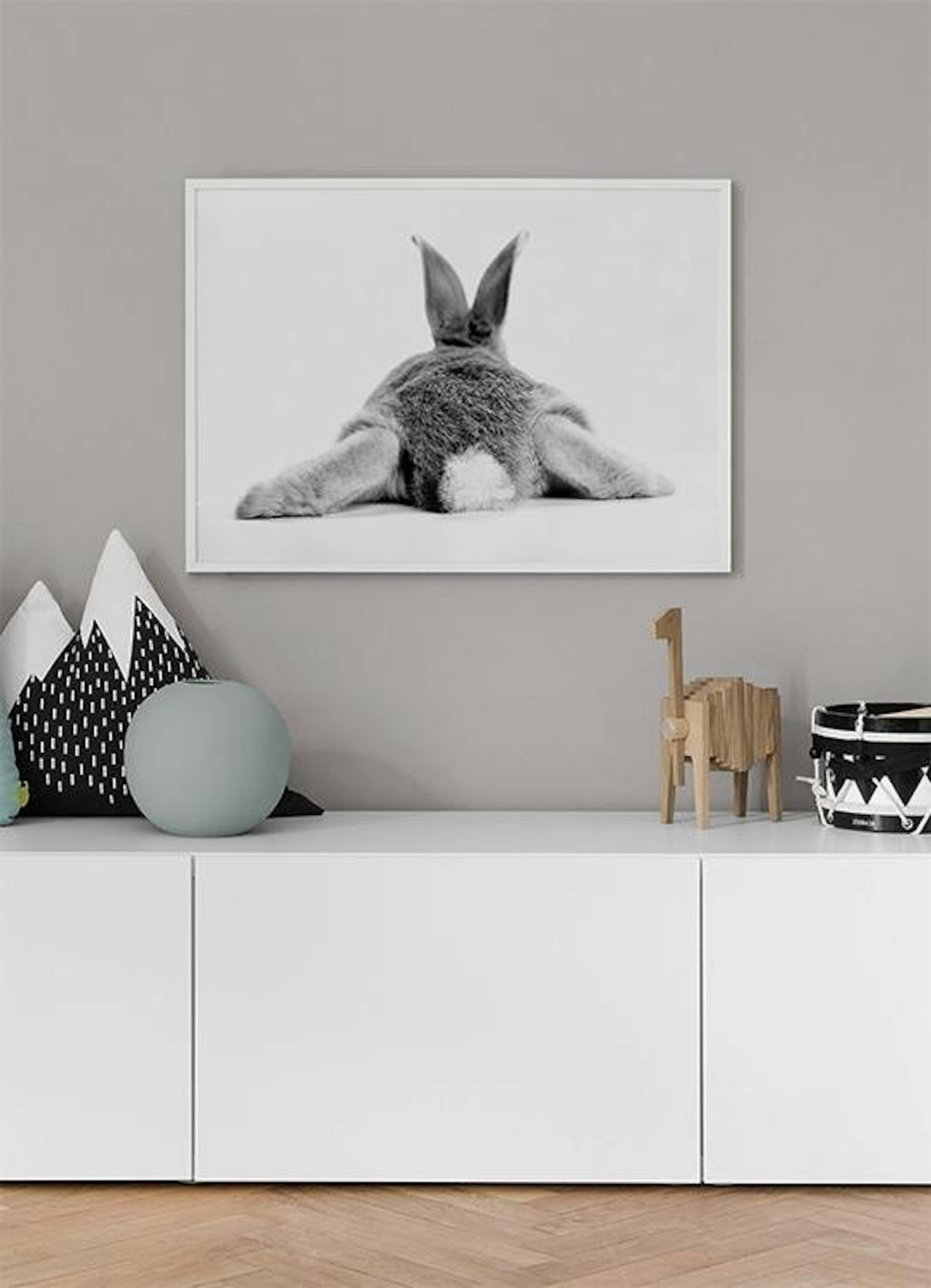 Bunny Behind Print