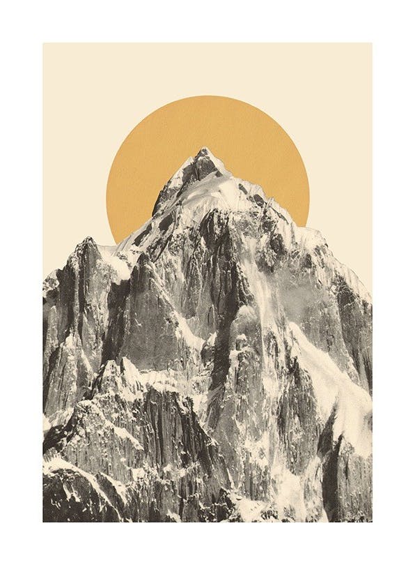 Florent Bodart - Mountainscape No2 (30x40 cm)